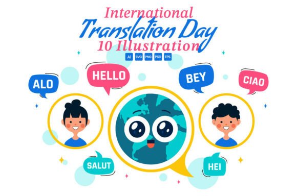 Download 10 Translation Day Illustration - Premium Resources