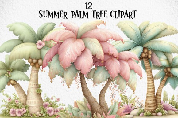 Download Summer Palm Tree Clipart - Tree clipart Collection