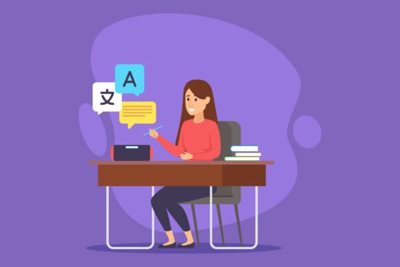 Download Robot Aiding Woman with Language - Premium Bundle