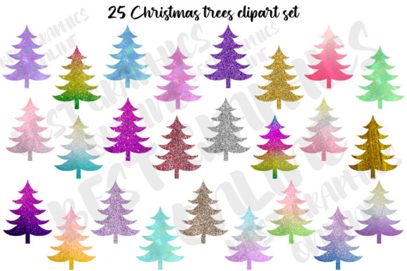 Download Christmas Tree Clipart, Shiny Christmas - Tree clipart Collection