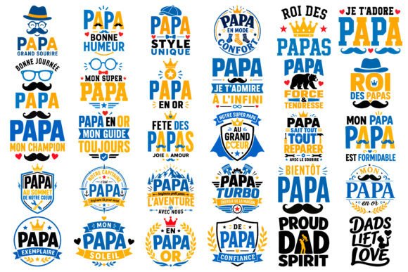 Download Multilingual Papa Typography Vector Bund - Multilingual Collection