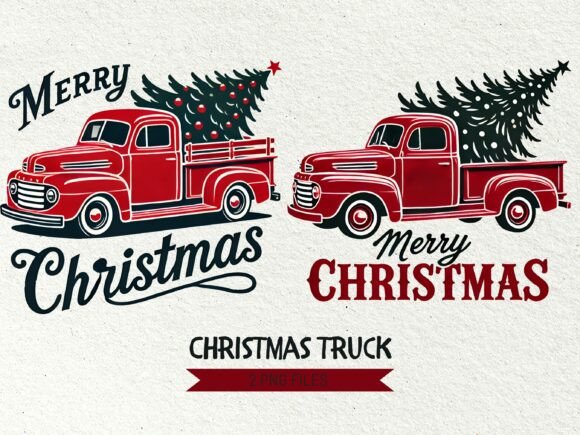 Download Retro Car with Christmas Tree Clipart - Tree clipart Collection